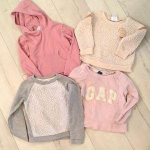 Lot of girls fall tops sweatshirts